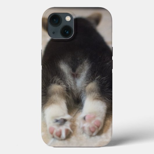 最も可愛い赤ん坊の動物 |コルギ犬の後ろ Case-Mate iPhoneケース (裏面)