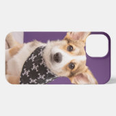 最も可愛い赤ん坊の動物 |コーギパピースカルバンダナ iPhoneケース (裏面横)