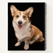 最も可愛い赤ん坊の動物 |コーギパピースマイル ノートブック (裏面)