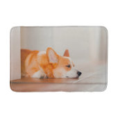 最も可愛い赤ん坊の動物 |コーギ眠り バスマット (正面)