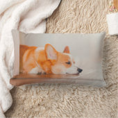 最も可愛い赤ん坊の動物 |コーギ眠り ランバークッション (ブランケット)