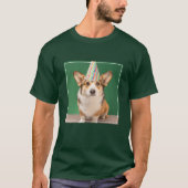 最も可愛い赤ん坊の動物 |コーギ誕生日子犬 Tシャツ (正面)