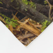 最も可愛い赤ん坊の動物 |ゴリラとベビー フリースブランケット (角)