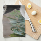 最も可愛い赤ん坊の動物 |ジャイアントパンダベビー キッチンタオル (四つ折り)