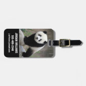 最も可愛い赤ん坊の動物 |ジャイアントパンダベビー ラゲッジタグ (正面横)