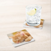 最も可愛い赤ん坊の動物 |ジンジャー猫の眠り スクエアペーパーコースター (インサイチュ)