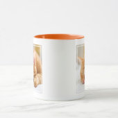 最も可愛い赤ん坊の動物 |ジンジャー猫の眠り マグカップ (中央)