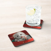 最も可愛い赤ん坊の動物 |スコティッシュフォールドキットン コースター (右側)