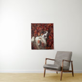 最も可愛い赤ん坊の動物 |スパニエル犬(紅葉) タペストリー (インサイチュ)