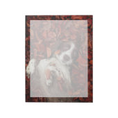 最も可愛い赤ん坊の動物 |スパニエル犬(紅葉) ノートパッド (回転)