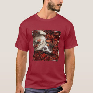 最も可愛い赤ん坊の動物 スパニエル犬(紅葉) Tシャツ