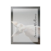 最も可愛い赤ん坊の動物 |スフィンクス猫 ノートパッド (回転)