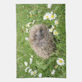 最も可愛い赤ん坊の動物 | スペインの Hedgehog キッチンタオル (縦)