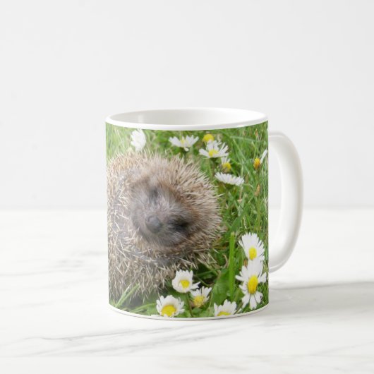 最も可愛い赤ん坊の動物 | スペインの Hedgehog コーヒーマグカップ (正面右)