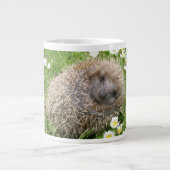 最も可愛い赤ん坊の動物 | スペインの Hedgehog ジャンボコーヒーマグカップ (正面)