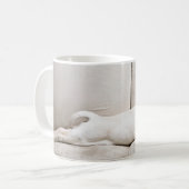 最も可愛い赤ん坊の動物 |スリーピーイエローラブラドール子犬 コーヒーマグカップ (正面左)