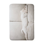 最も可愛い赤ん坊の動物 |スリーピーイエローラブラドール子犬 バスマット (正面縦)