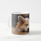 最も可愛い赤ん坊の動物 |スリーピーコーギ コーヒーマグカップ (正面左)