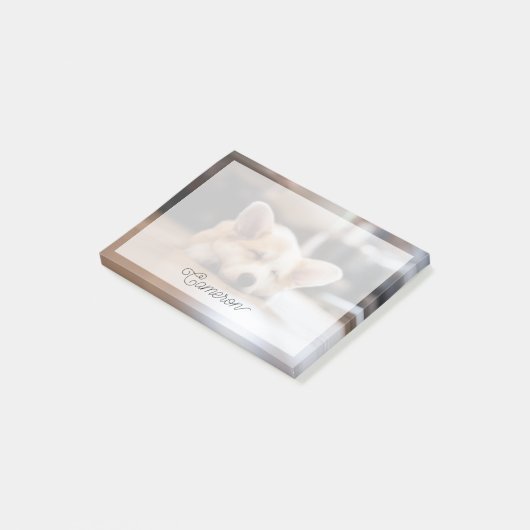 最も可愛い赤ん坊の動物 |スリーピーコーギ ポストイット (アングル)