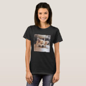 最も可愛い赤ん坊の動物 |スリーピーコーギ Tシャツ (正面フル)
