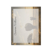 最も可愛い赤ん坊の動物 |ゾウの子牛と母 ノートパッド (回転)