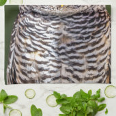 最も可愛い赤ん坊の動物 |タウニーフクロウ キッチンタオル (折り畳み)