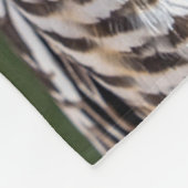 最も可愛い赤ん坊の動物 |タウニーフクロウ フリースブランケット (角)