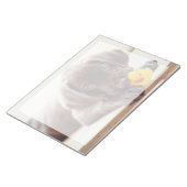 最も可愛い赤ん坊の動物 |チョコレートラブラドール子犬 ノートパッド (アングル)