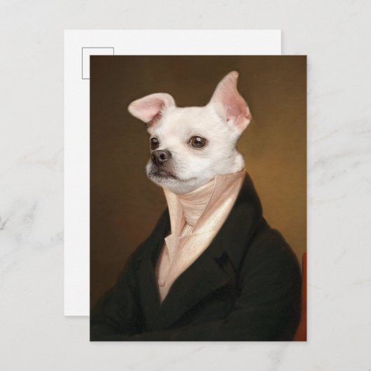 最も可愛い赤ん坊の動物 |チワ王室のワポートレート ポストカード (正面/裏面)