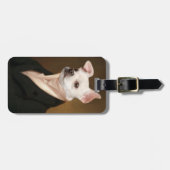 最も可愛い赤ん坊の動物 |チワ王室のワポートレート ラゲッジタグ (正面横)