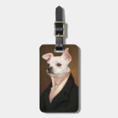 最も可愛い赤ん坊の動物 |チワ王室のワポートレート ラゲッジタグ (正面縦)