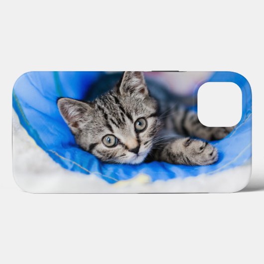最も可愛い赤ん坊の動物 |トンネル内の虎猫の遊子猫 Case-Mate iPhoneケース (裏面 (横))