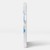 最も可愛い赤ん坊の動物 |トンネル内の虎猫の遊子猫 iPhoneケース (左側面)