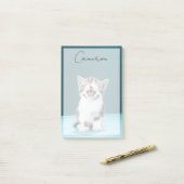 最も可愛い赤ん坊の動物 |ニャーグベビー子猫 ポストイット (デスク上)