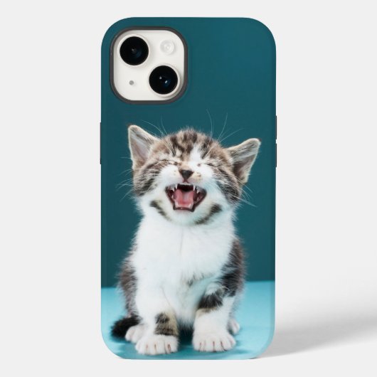 最も可愛い赤ん坊の動物 |ニャーグベビー子猫 Case-Mate iPhoneケース (裏面)