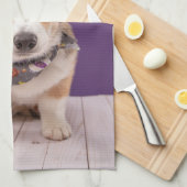 最も可愛い赤ん坊の動物 |ハロウィーン・コルギ キッチンタオル (四つ折り)