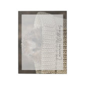 最も可愛い赤ん坊の動物 |バスケット内のハリネズミ ノートパッド (回転)