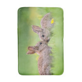 最も可愛い赤ん坊の動物 |バニーキス バスマット (正面縦)