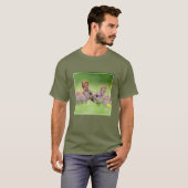 最も可愛い赤ん坊の動物 |バニーキス Tシャツ (正面フル)