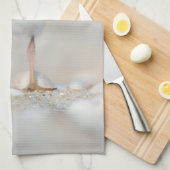 最も可愛い赤ん坊の動物 |パイピングプローバーシック キッチンタオル (四つ折り)