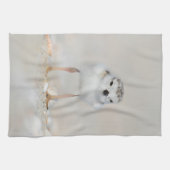 最も可愛い赤ん坊の動物 |パイピングプローバーシック キッチンタオル (横)