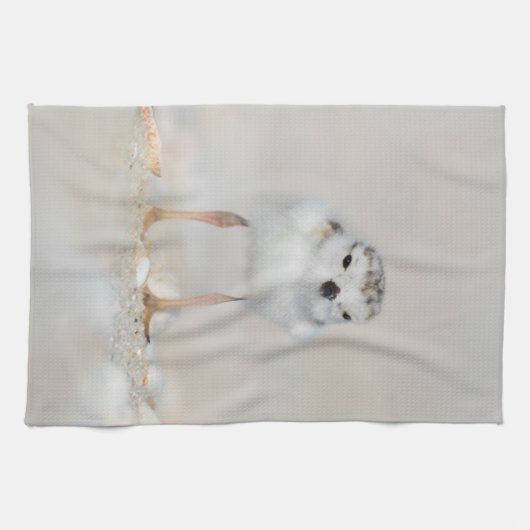 最も可愛い赤ん坊の動物 |パイピングプローバーシック キッチンタオル (横)