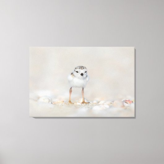 最も可愛い赤ん坊の動物 |パイピングプローバーシック キャンバスプリント (正面)