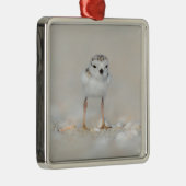 最も可愛い赤ん坊の動物 |パイピングプローバーシック メタルオーナメント (右)