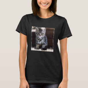 最も可愛い赤ん坊の動物 ピアノ鍵の子猫 Tシャツ