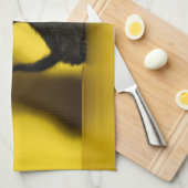 最も可愛い赤ん坊の動物 |ブラックキャット遊ズ キッチンタオル (四つ折り)