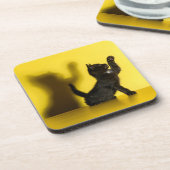 最も可愛い赤ん坊の動物 |ブラックキャット遊ズ コースター (左側)