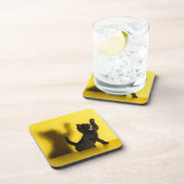 最も可愛い赤ん坊の動物 |ブラックキャット遊ズ コースター (右側)