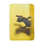 最も可愛い赤ん坊の動物 |ブラックキャット遊ズ バスマット (正面縦)