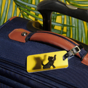 最も可愛い赤ん坊の動物  ブラックキャット遊ズ ラゲッジタグ